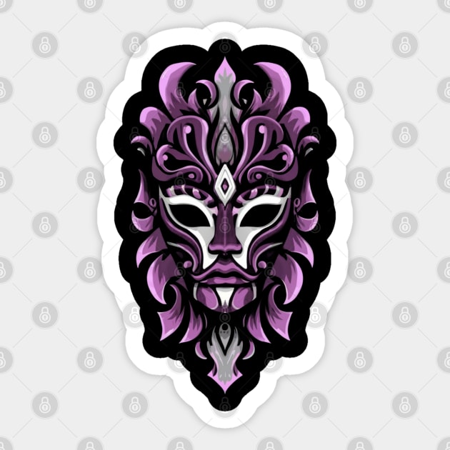 Ragna Mask Sticker by Ridzdesign